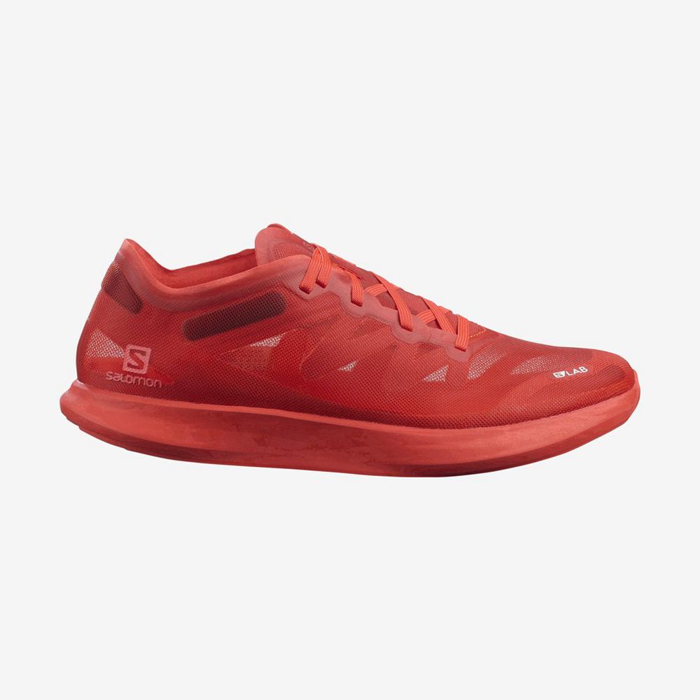 Men\'s Salomon S/LAB PHANTASM Road Running Shoes Red | YSOVIT-301