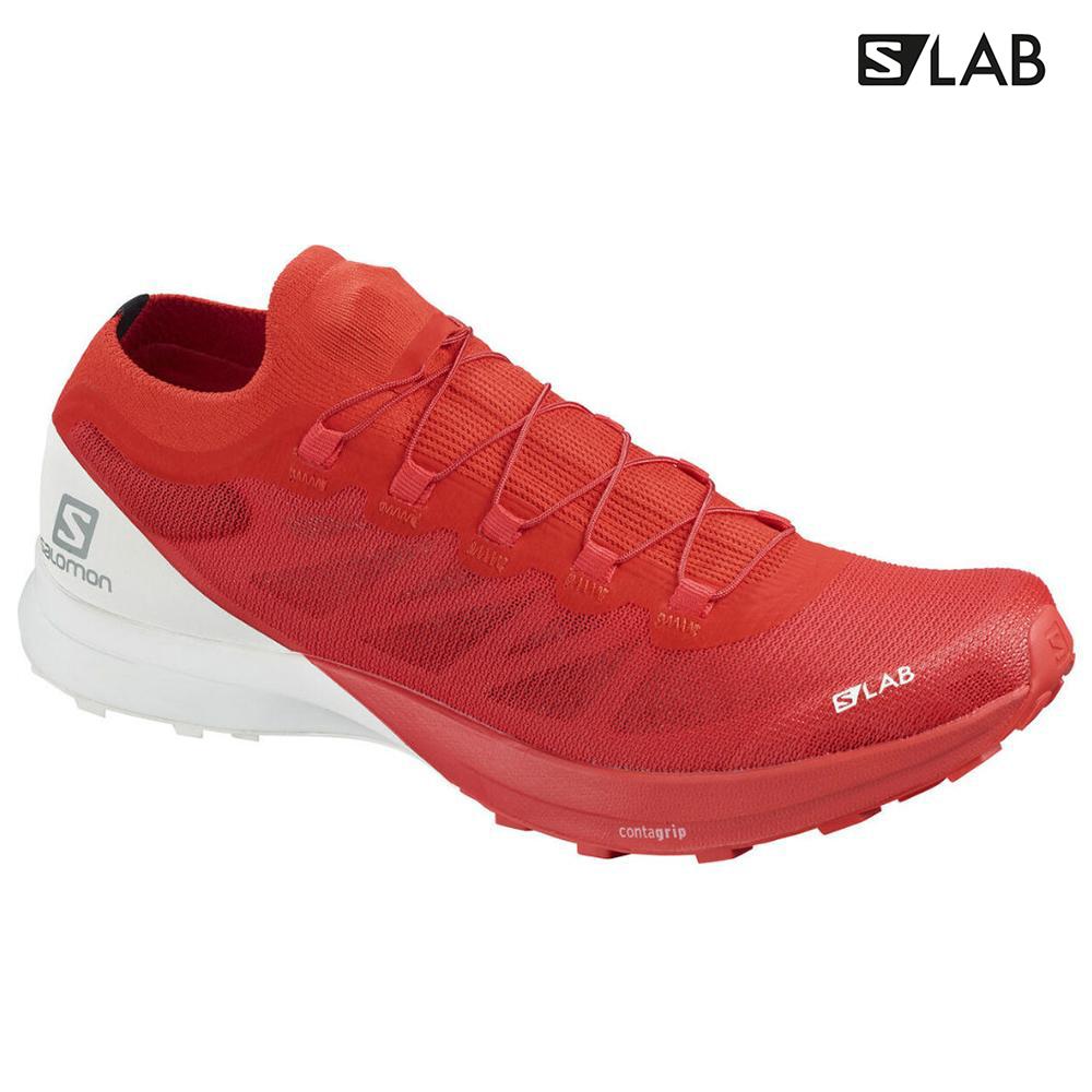 Men's Salomon S/LAB SENSE 8 Road Running Shoes Orangered | HEZNRV-208