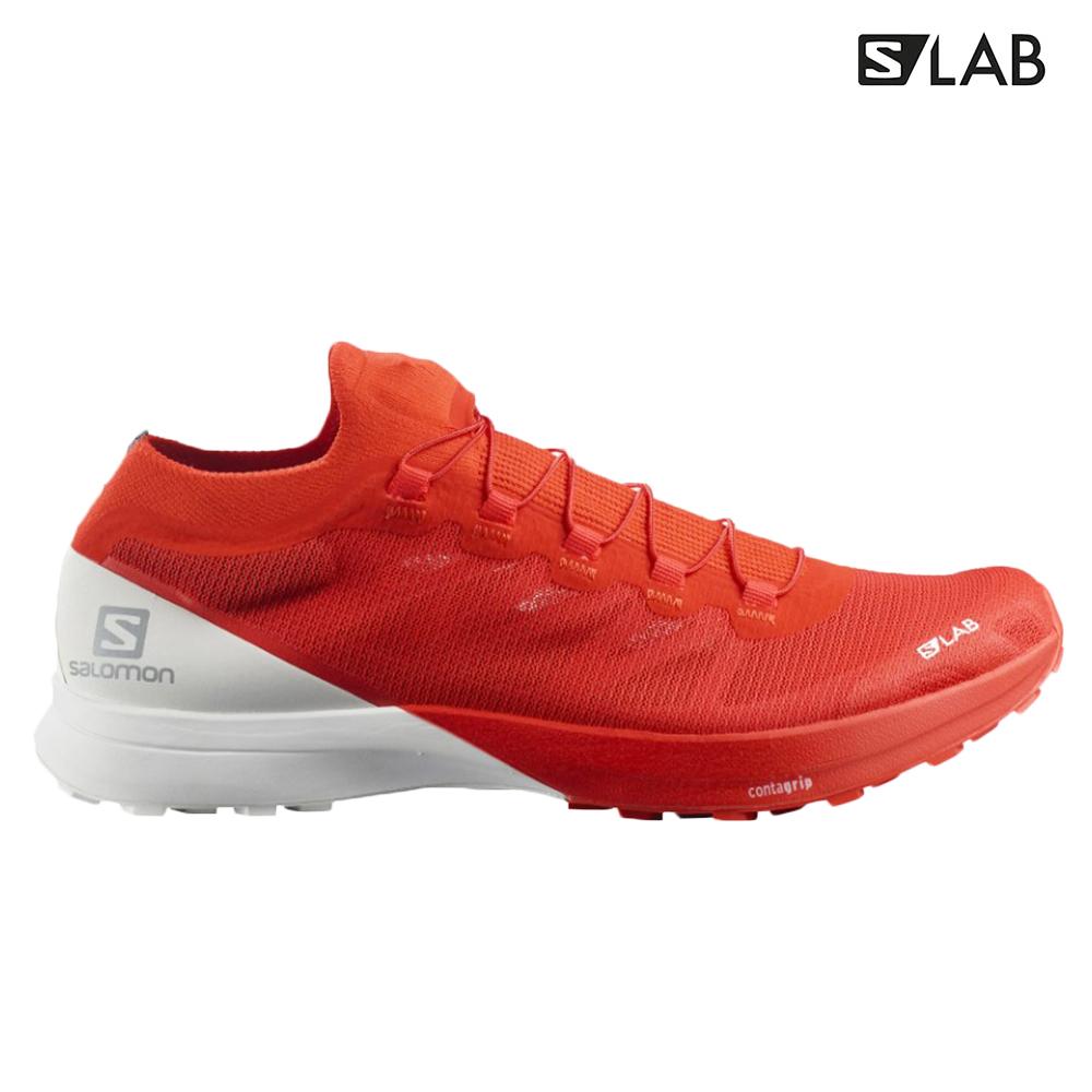 Men\'s Salomon S/LAB SENSE 8 Road Running Shoes Orangered | HEZNRV-208