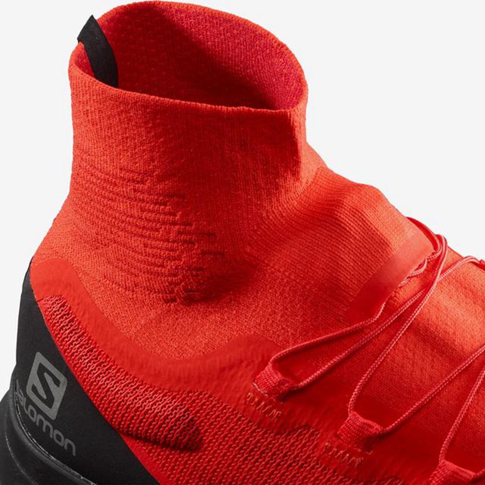 Men's Salomon S/LAB SENSE 8 SG Trail Running Shoes Red | HUSFBK-039