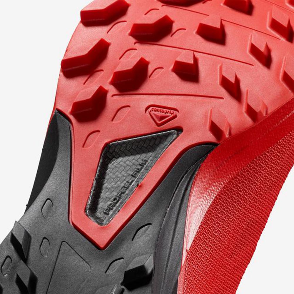 Men's Salomon S/LAB SENSE 8 SG Trail Running Shoes Red | HUSFBK-039