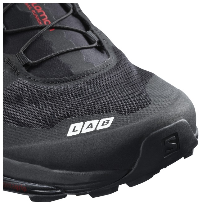 Men's Salomon S/LAB SENSE ULTRA Trail Running Shoes Black / Red | GOAUXW-502
