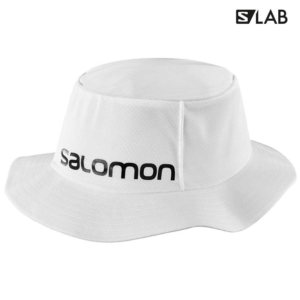 Men\'s Salomon S/LAB SPEED BOB Hats White | XHALYM-892