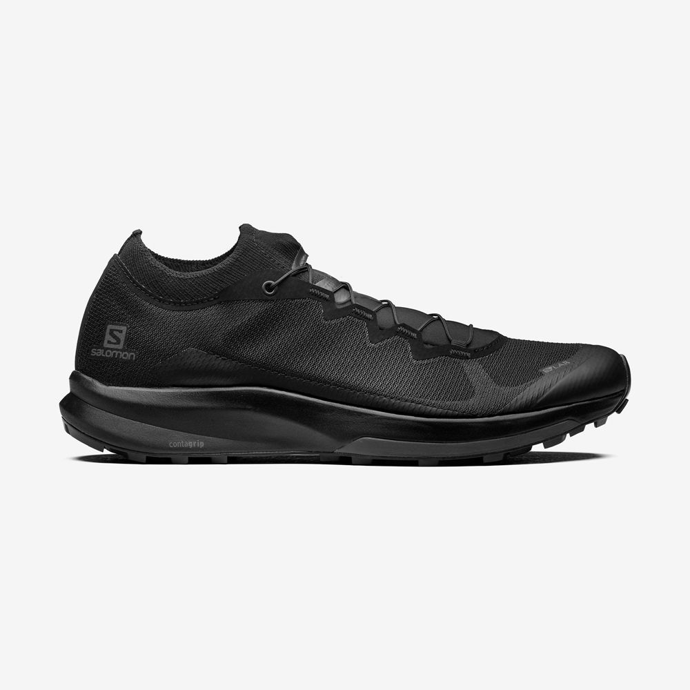 Men\'s Salomon S/LAB ULTRA 3 LTD Sneakers Black | WYHBVU-804