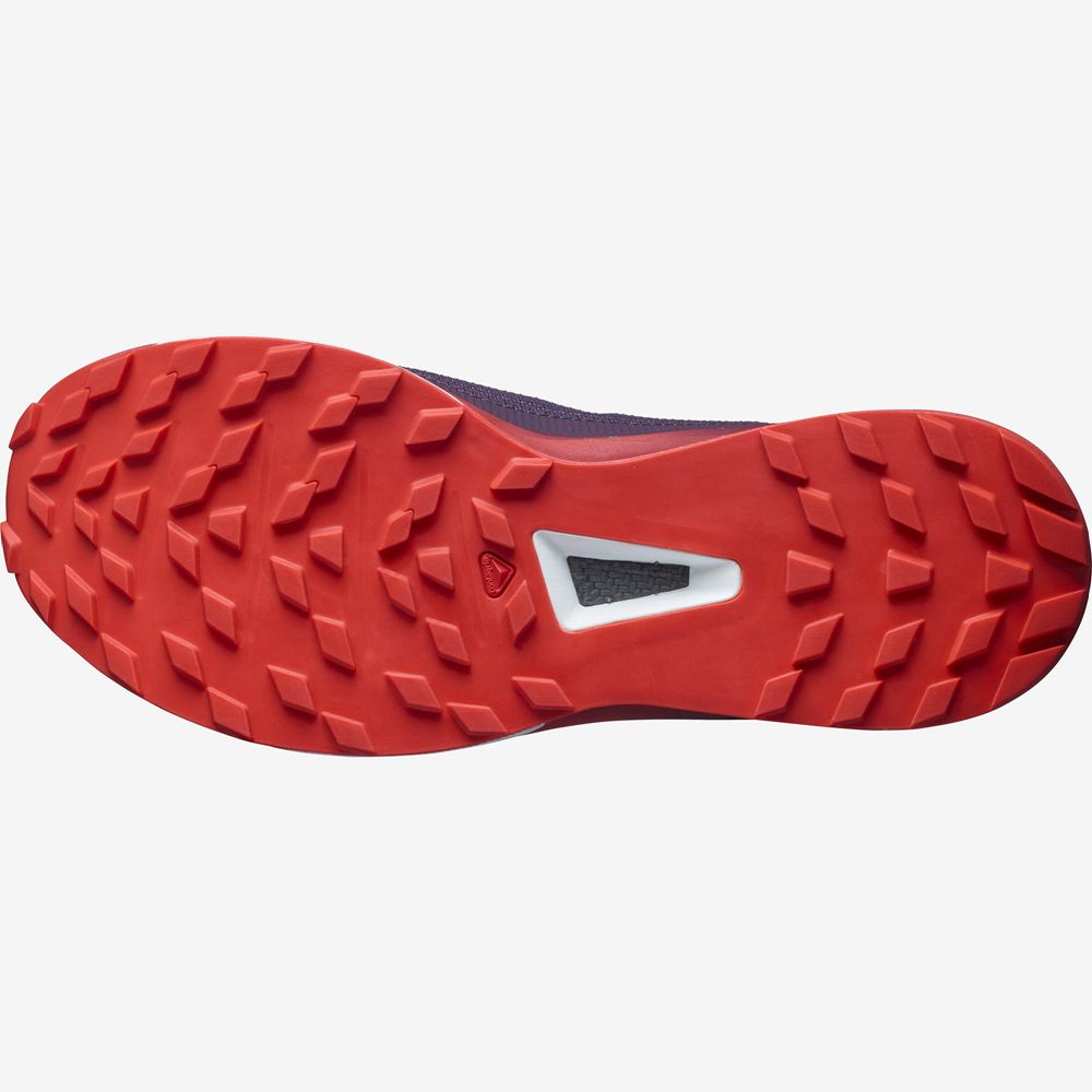 Men's Salomon S/LAB ULTRA 3 Trail Running Shoes Burgundy | MHLGAV-876