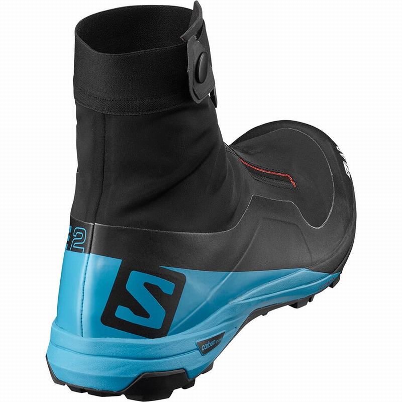 Men's Salomon S/LAB XA ALPINE 2 Trail Running Shoes Black / Blue | QIJNTE-103