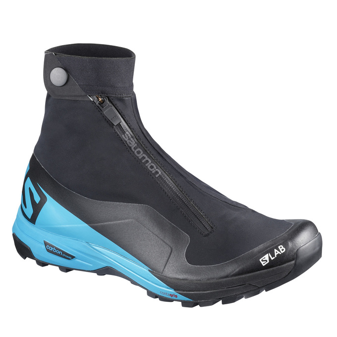 Men\'s Salomon S/LAB XA ALPINE 2 Trail Running Shoes Black / Blue | SWYITL-851