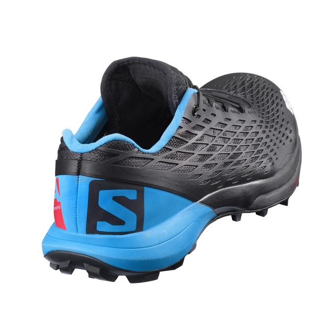 Men's Salomon S/LAB XA AMPHIB Trail Running Shoes Black / Blue | SOBPDY-653