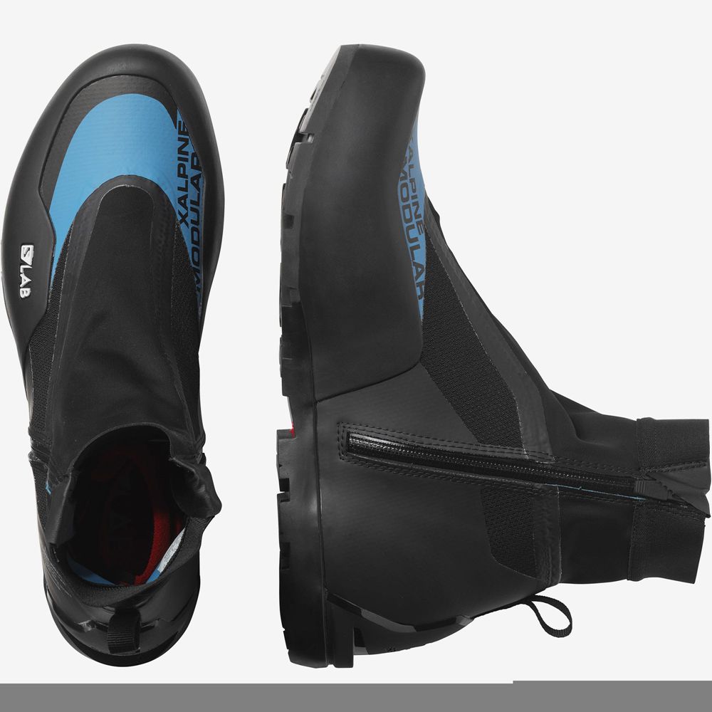 Men's Salomon S/LAB X ALPINE MODULAR Trail Running Shoes Black | HKJTNA-974
