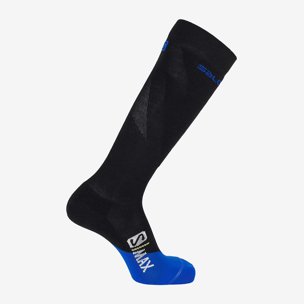 Men's Salomon S MAX M Socks Black | LOCISA-564