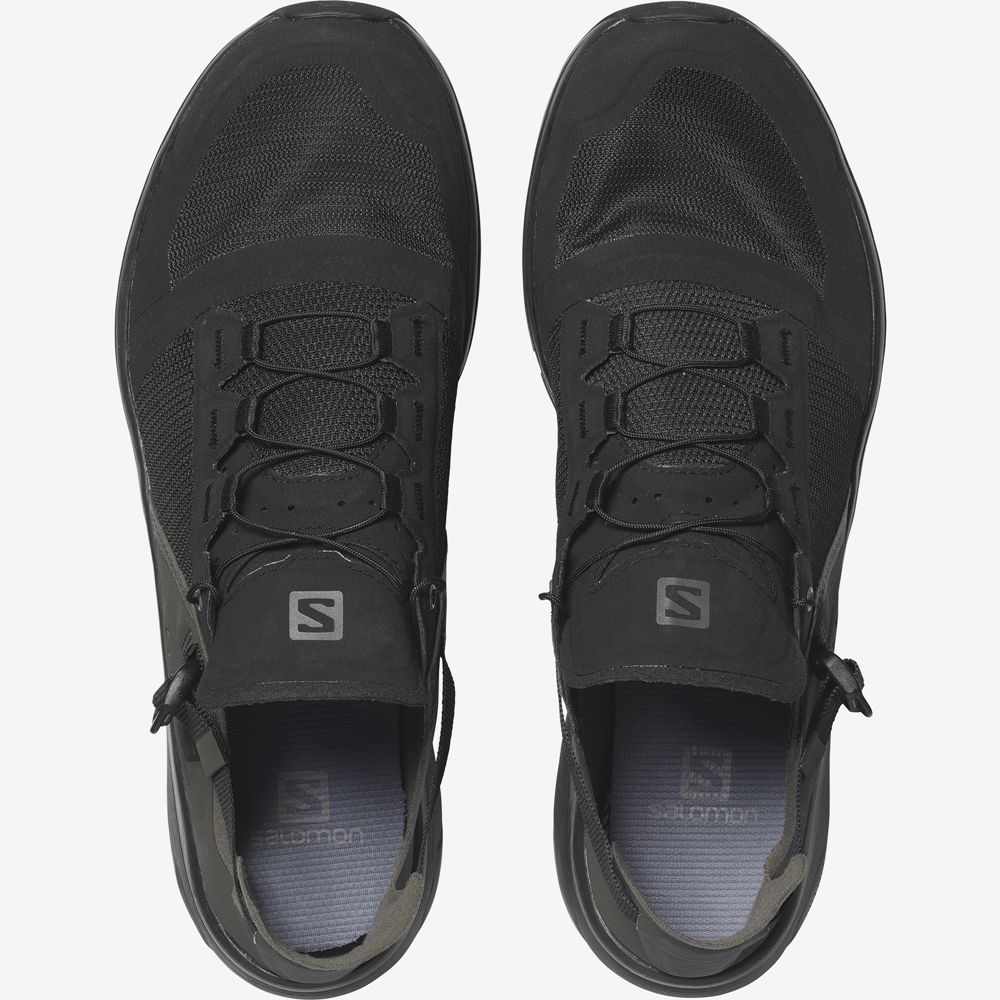 Men's Salomon TECH AMPHIB 4 Water Shoes Black / Gray | NRAYJV-124