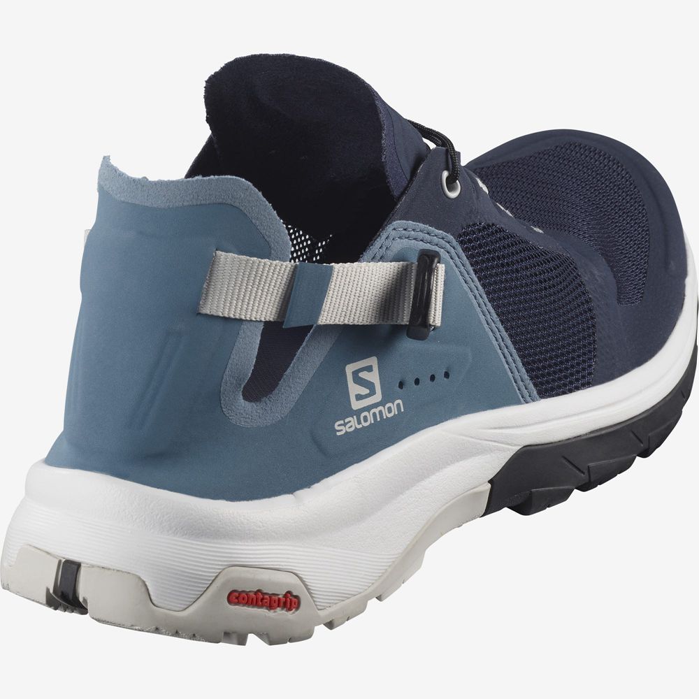 Men's Salomon TECH AMPHIB 4 Water Shoes Navy | UCMZJA-953