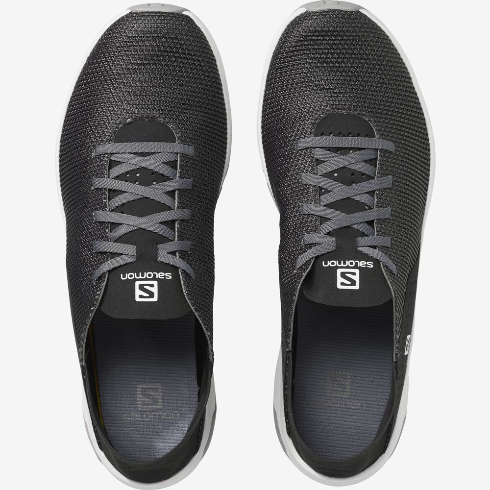 Men's Salomon TECH LITE Hiking Shoes Black | UYOTSJ-679