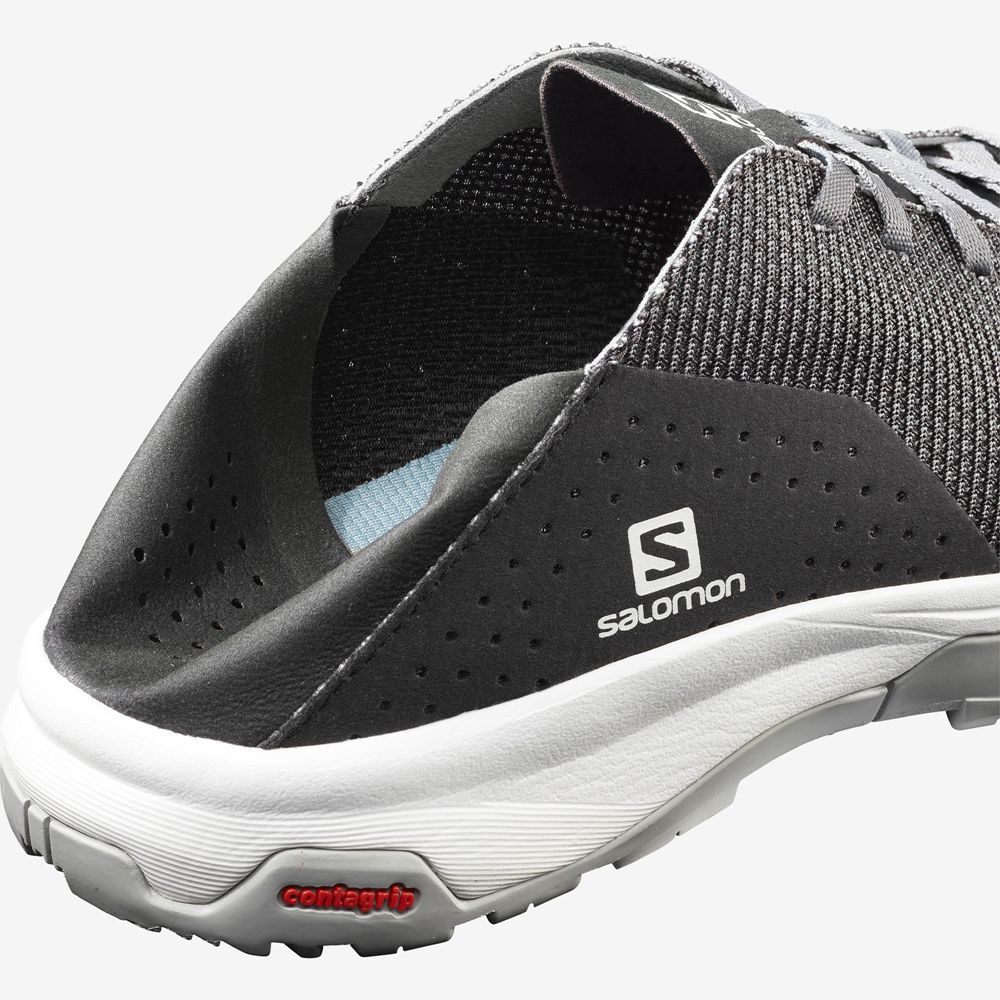Men's Salomon TECH LITE Hiking Shoes Black | UYOTSJ-679