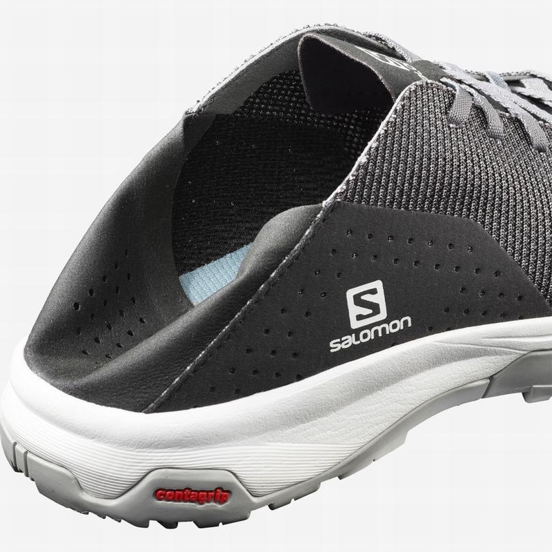 Men's Salomon TECH LITE Slippers Black | WHBCVZ-845