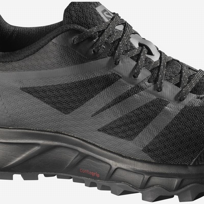 Men's Salomon TRAILSTER 2 Trail Running Shoes Black | BPFYDO-196