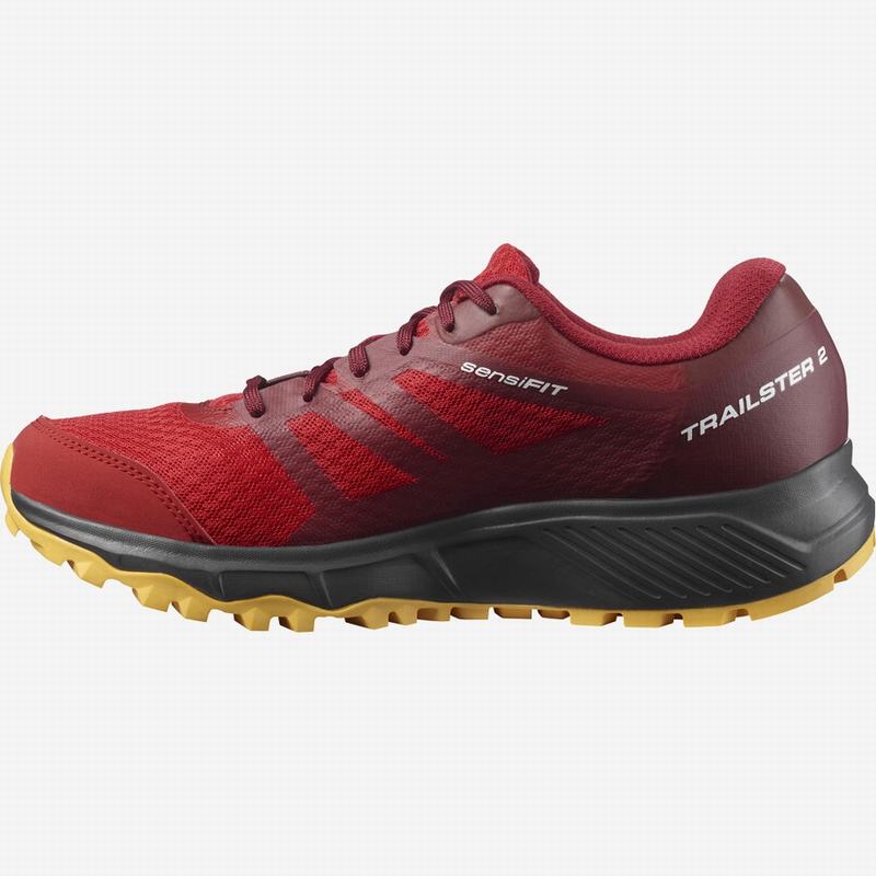 Men's Salomon TRAILSTER 2 Trail Running Shoes Red | VFWQYP-971