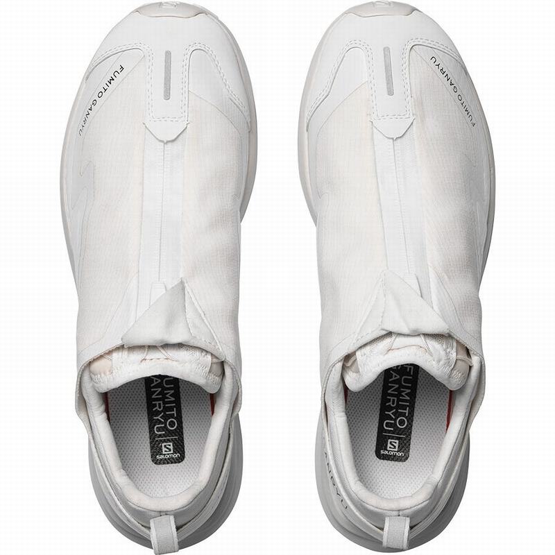 Men's Salomon ULTRA FOR FUMITO GANRYU Trail Running Shoes White | JKDFEC-892