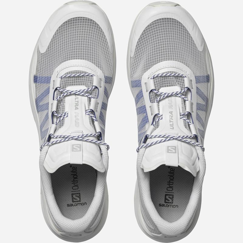 Men's Salomon ULTRA RAID Trail Running Shoes White | FCBLQS-589