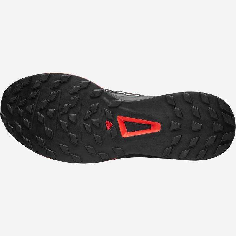Men's Salomon ULTRA RAID Trail Running Shoes Black / Red | KIRJWQ-180