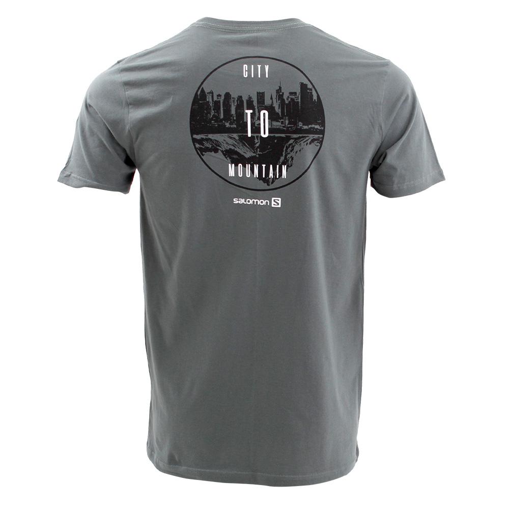 Men's Salomon UNDERWORLD SS M T Shirts Green | SFOEDQ-390