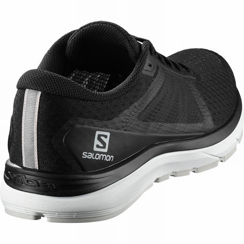 Men's Salomon VECTUR Running Shoes Black / White | LIFTQG-782