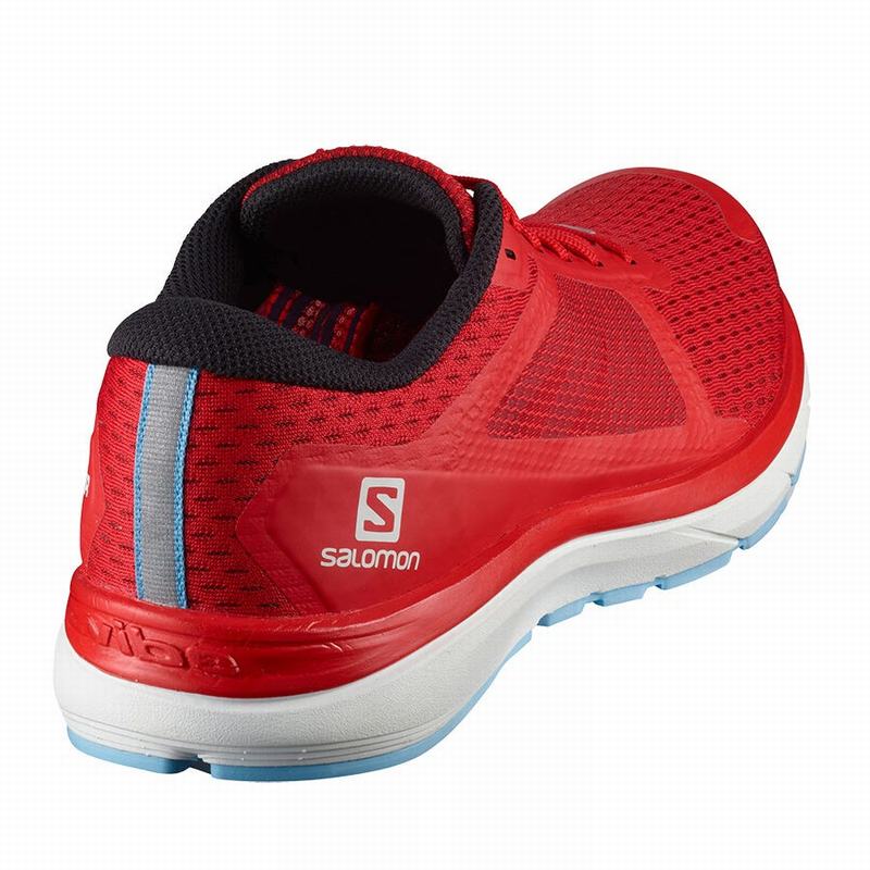 Men's Salomon VECTUR Running Shoes Red | ZVYBSF-520