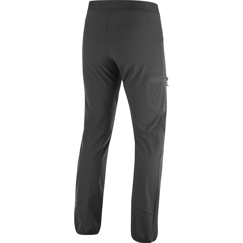 Men's Salomon WAYFARER ALPINE M Pants Black | KRYIVJ-016