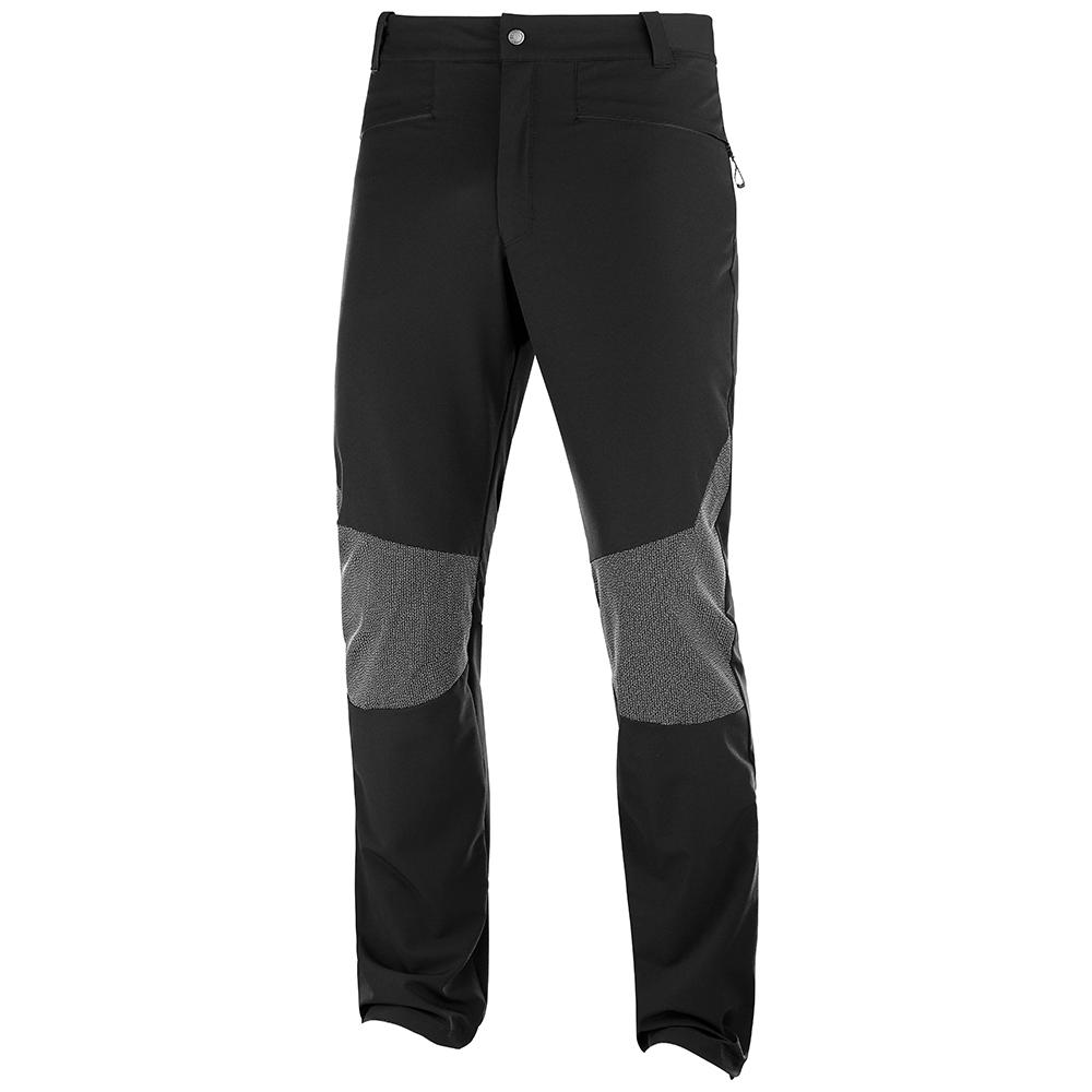 Men\'s Salomon WAYFARER AS ALPINE M Pants Black | LUVGXB-017