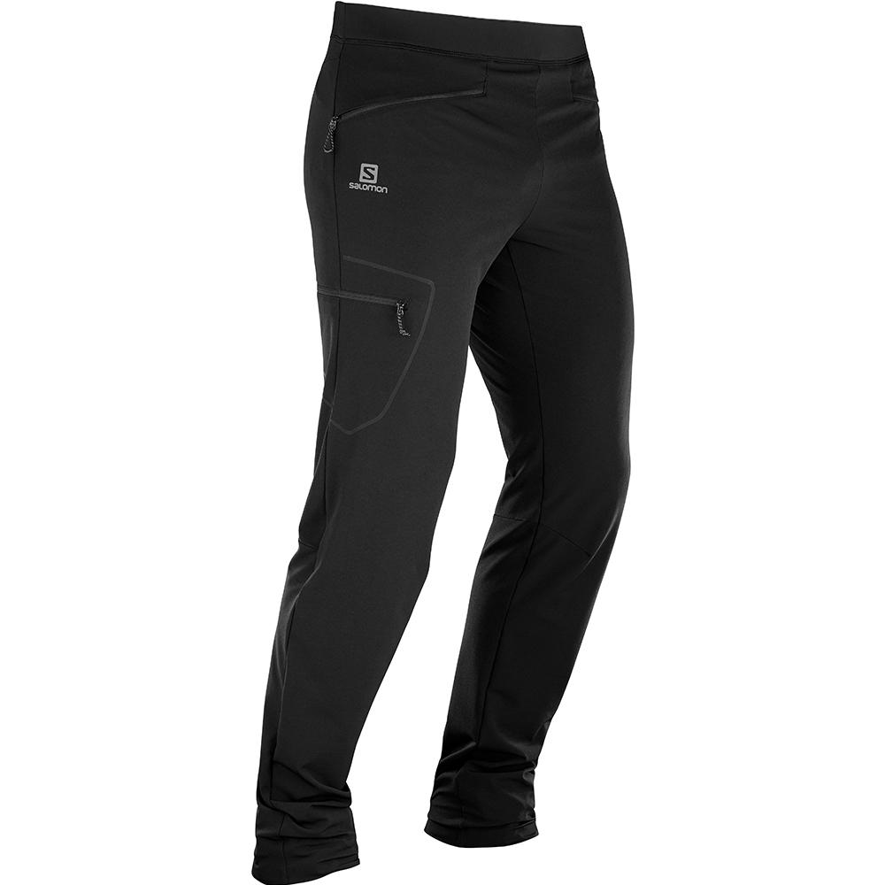 Men's Salomon WAYFARER AS TAPERED Pants Black | CLQZHU-087