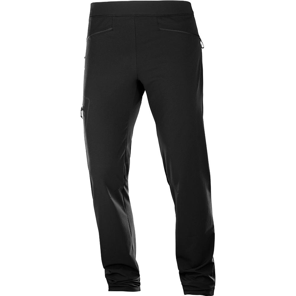 Men\'s Salomon WAYFARER AS TAPERED Pants Black | CLQZHU-087