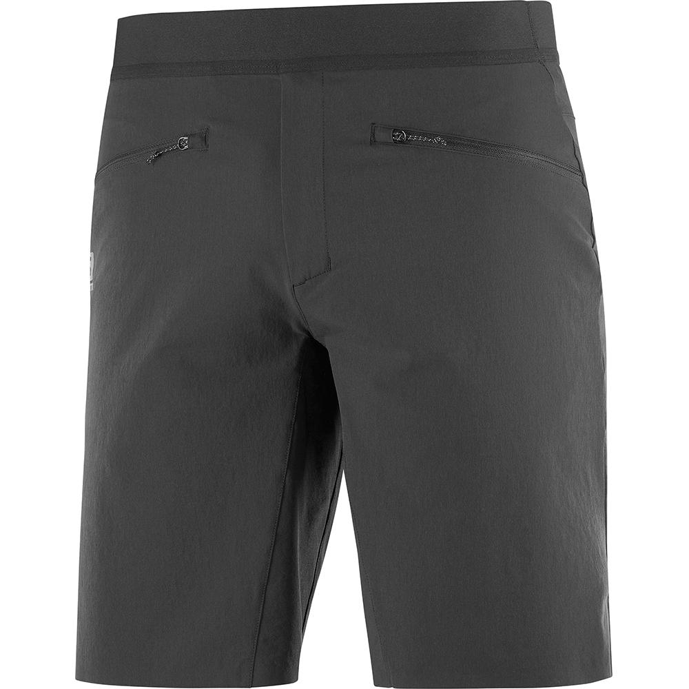 Men\'s Salomon WAYFARER PULL ON M Shorts Black | SOCLHJ-607