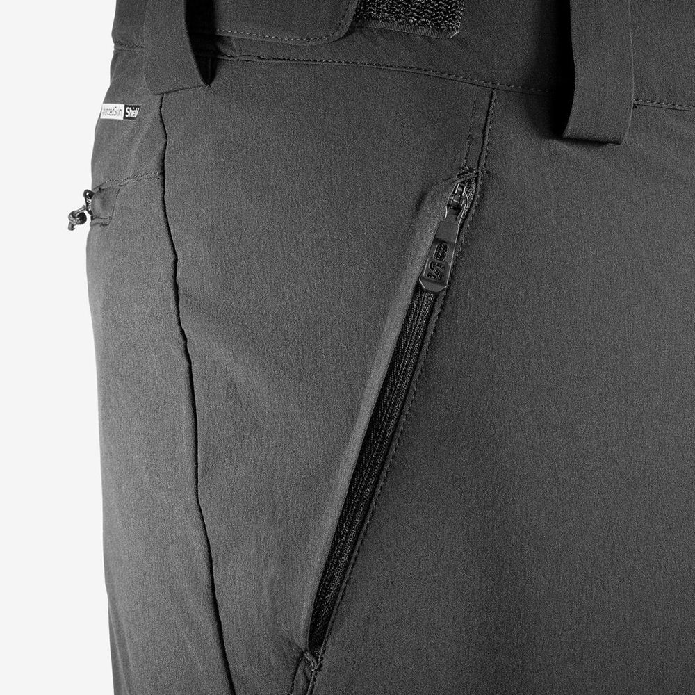 Men's Salomon WAYFARER STRAIGHT Pants Black | JOMKUC-089