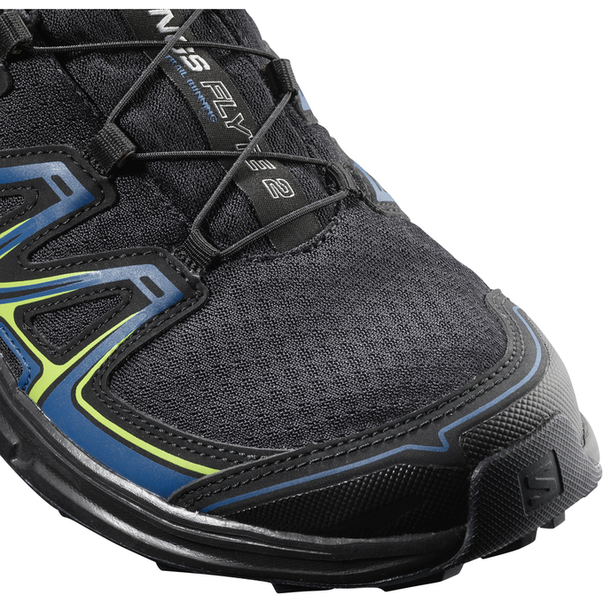 Men's Salomon WINGS FLYTE 2 GTX Trail Running Shoes Black | CVDBEP-082