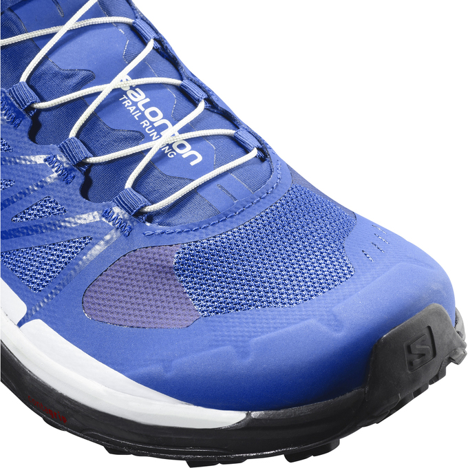 Men's Salomon WINGS PRO 3 Trail Running Shoes Blue / White / Black | CWAHNG-420