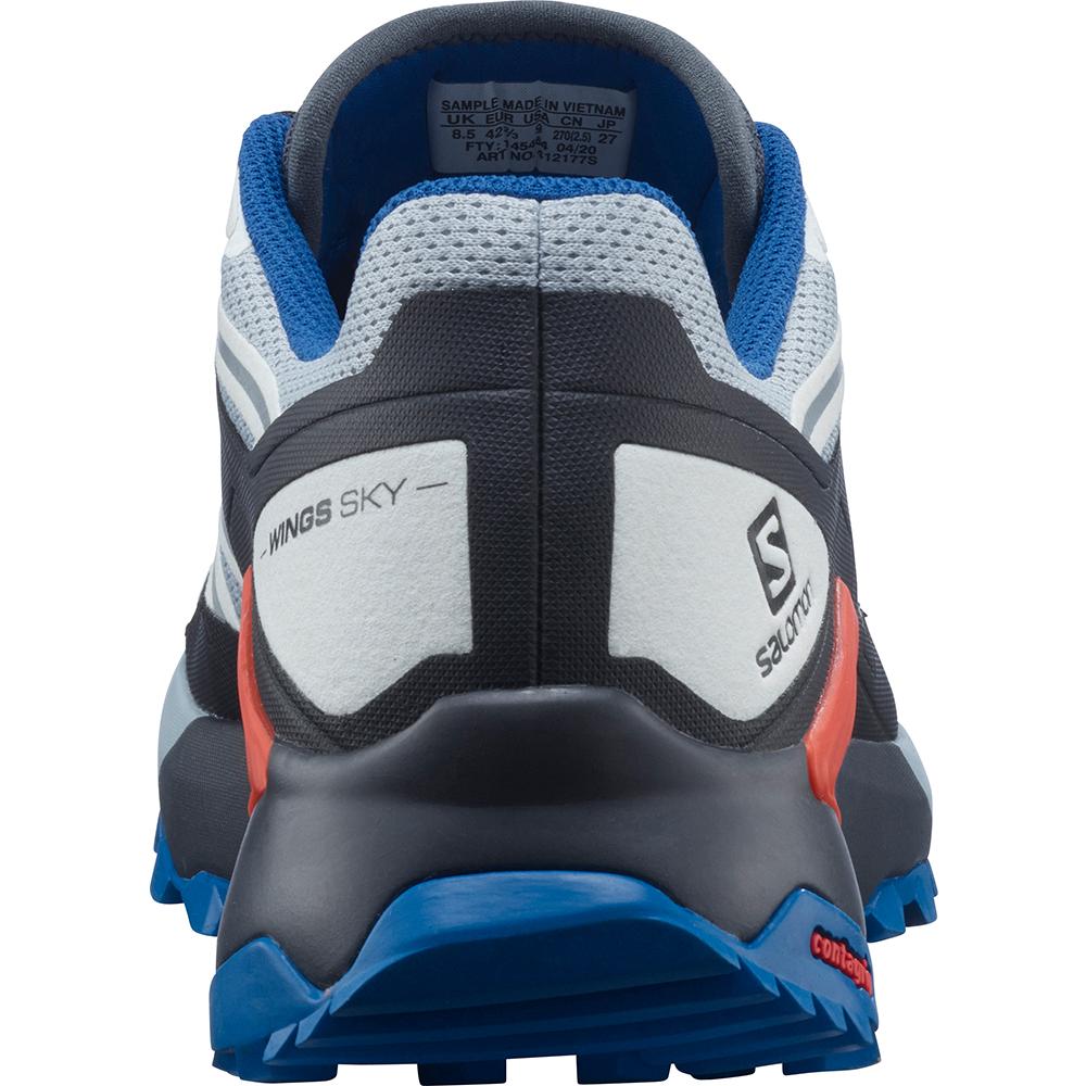 Men's Salomon WINGS SKY Running Shoes Blue | ALIGSK-960