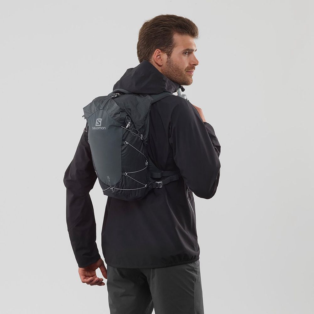 Men's Salomon XA 15 Backpacks Black | HLXKJC-629