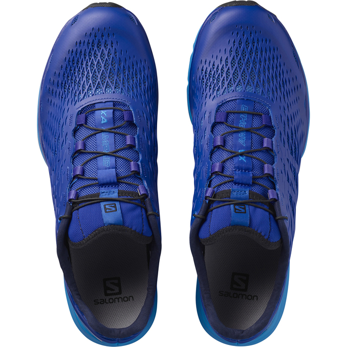 Men's Salomon XA AMPHIB Running Shoes Black | EFIXWH-861