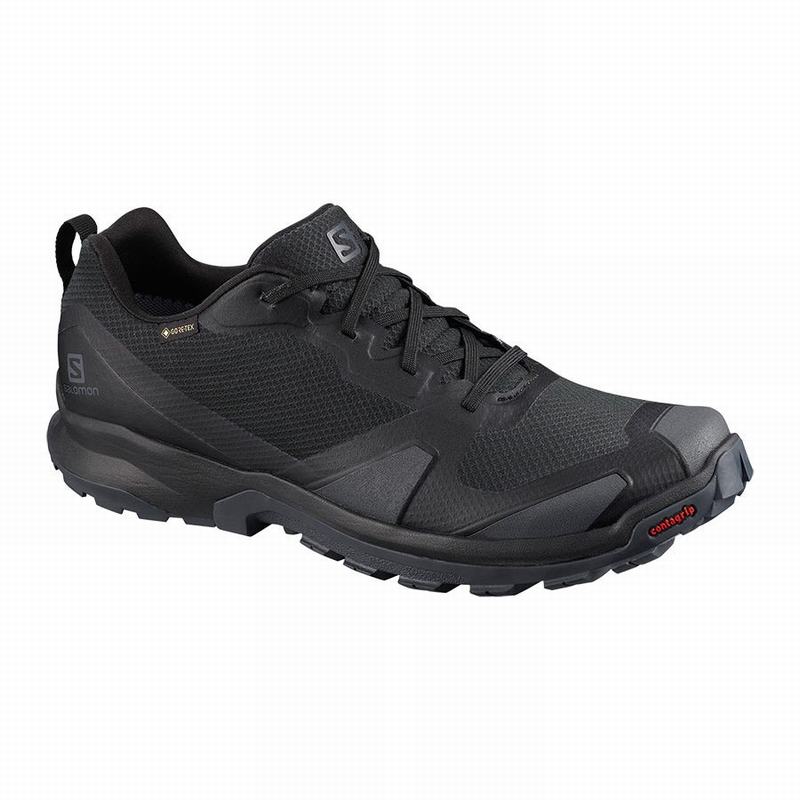 Men\'s Salomon XA COLLIDER GTX Hiking Shoes Black | KLMCIZ-890