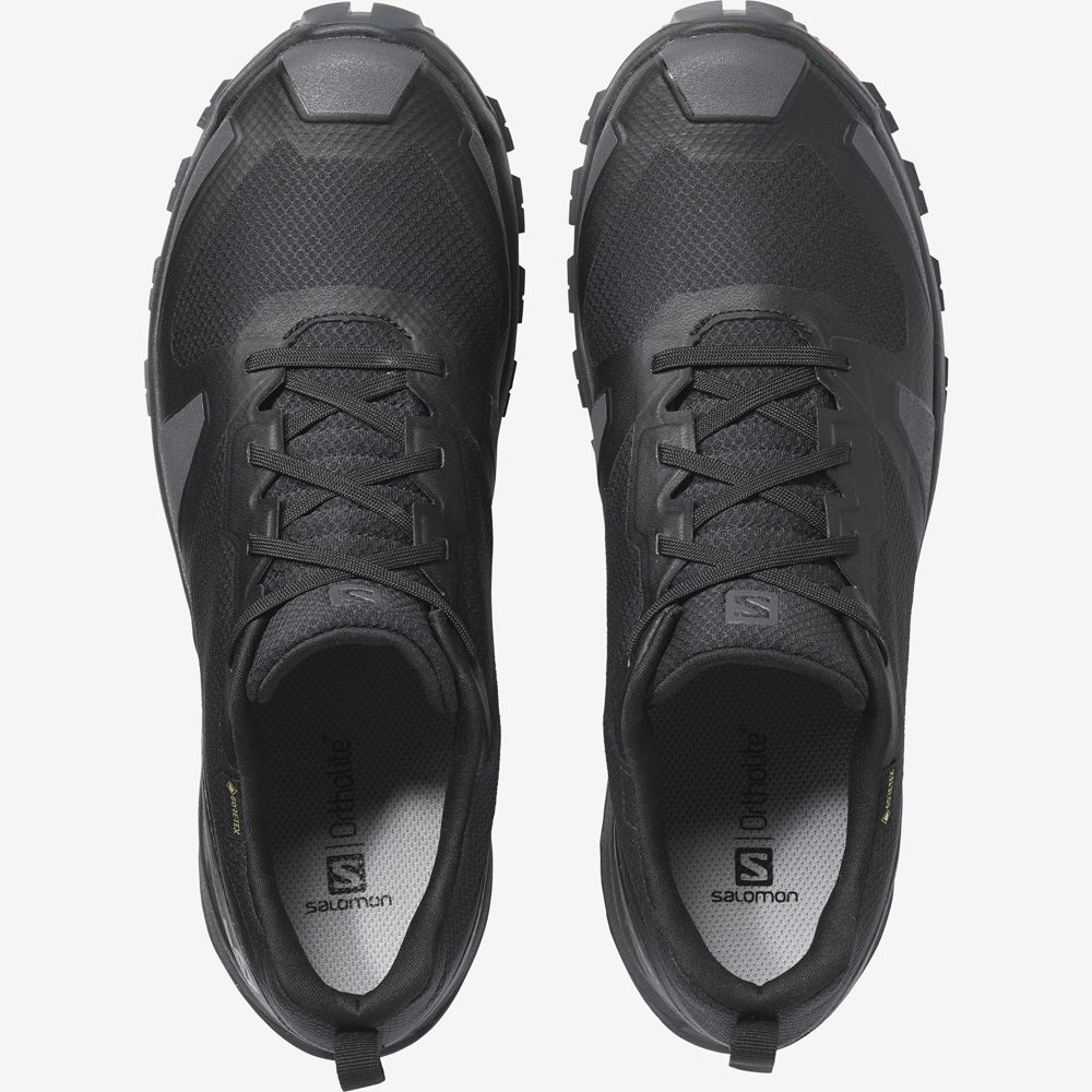 Men's Salomon XA COLLIDER GTX Trail Running Shoes Black | FEYBMH-064