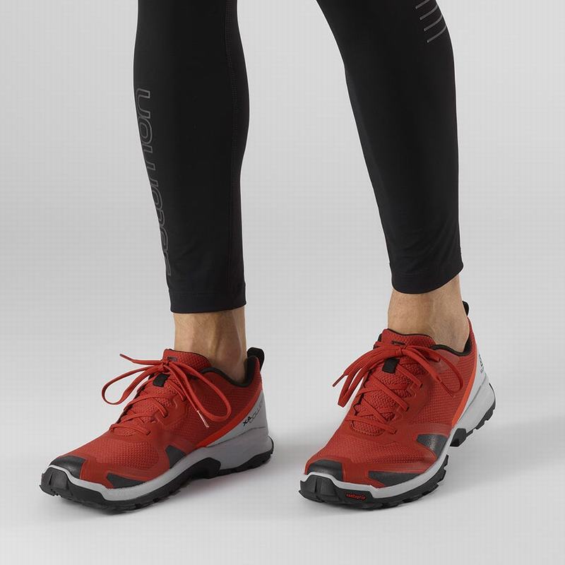 Men's Salomon XA COLLIDER Hiking Shoes Red / Black | OISBMN-583