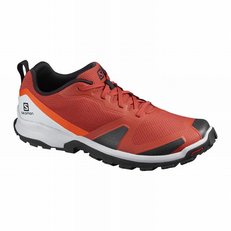 Men\'s Salomon XA COLLIDER Hiking Shoes Red / Black | OISBMN-583
