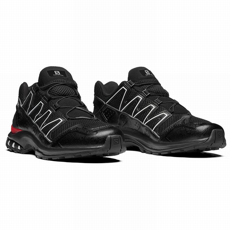 Men's Salomon XA-COMP Trail Running Shoes Black / White | WLUONZ-917