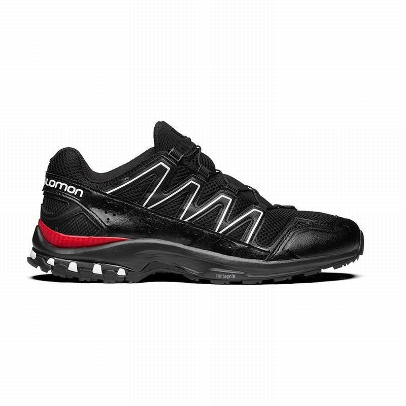 Men\'s Salomon XA-COMP Trail Running Shoes Black / White | WLUONZ-917