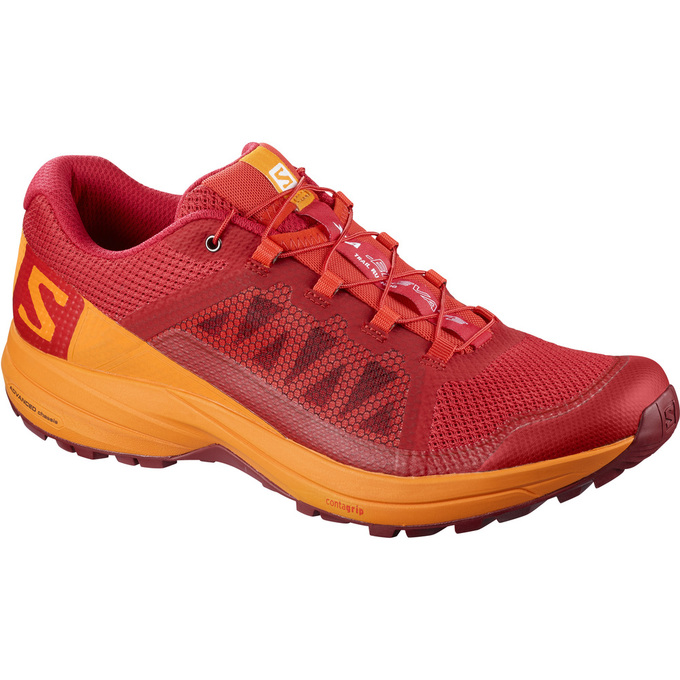 Men\'s Salomon XA ELEVATE Trail Running Shoes Red / Orange | LBIKGX-341