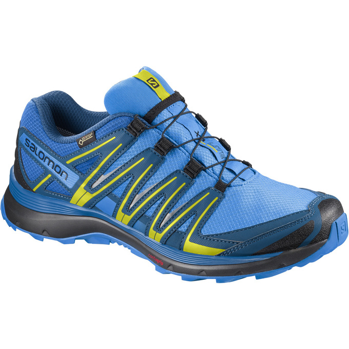 Men\'s Salomon XA LITE GTX Trail Running Shoes Blue | TPUGYH-587