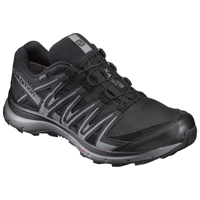 Men\'s Salomon XA LITE GTX Trail Running Shoes Black | YFMQBV-890