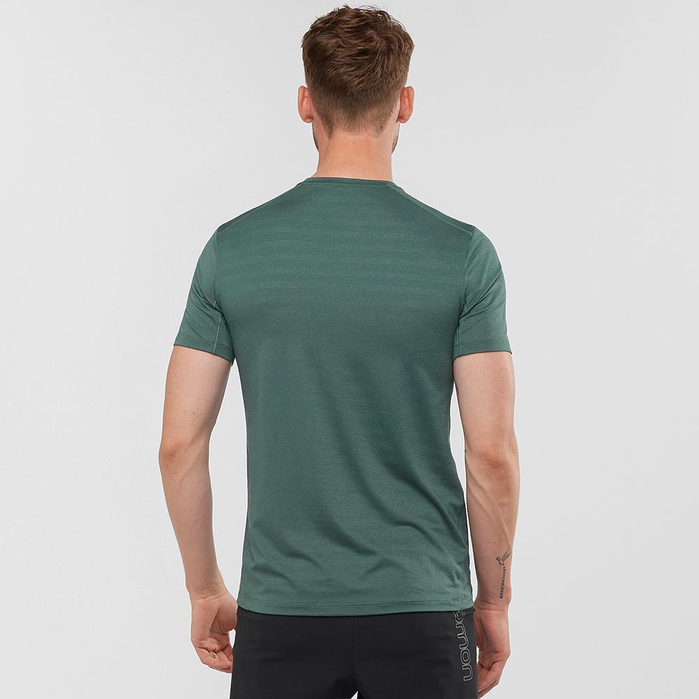 Men's Salomon XA M T Shirts Green | WSPDBU-469