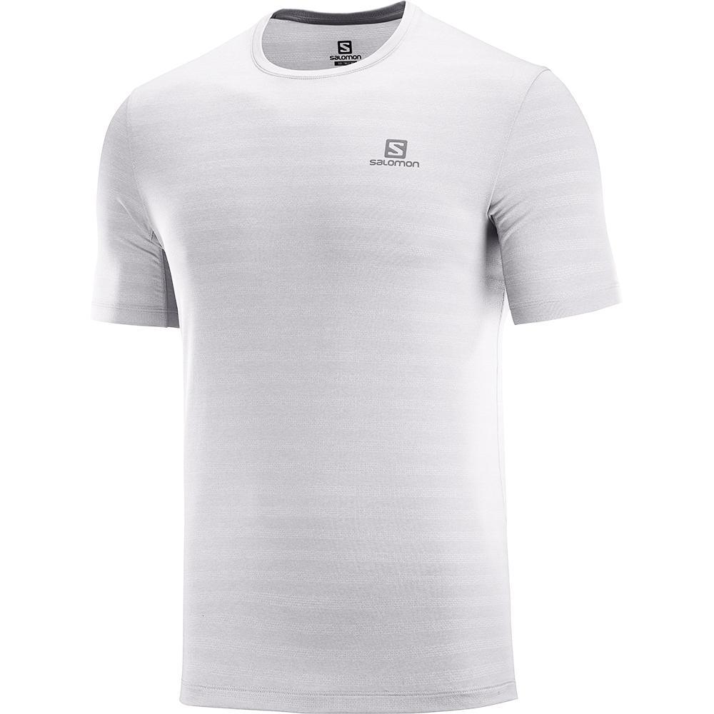 Men\'s Salomon XA M T Shirts Grey | SIJOGE-562