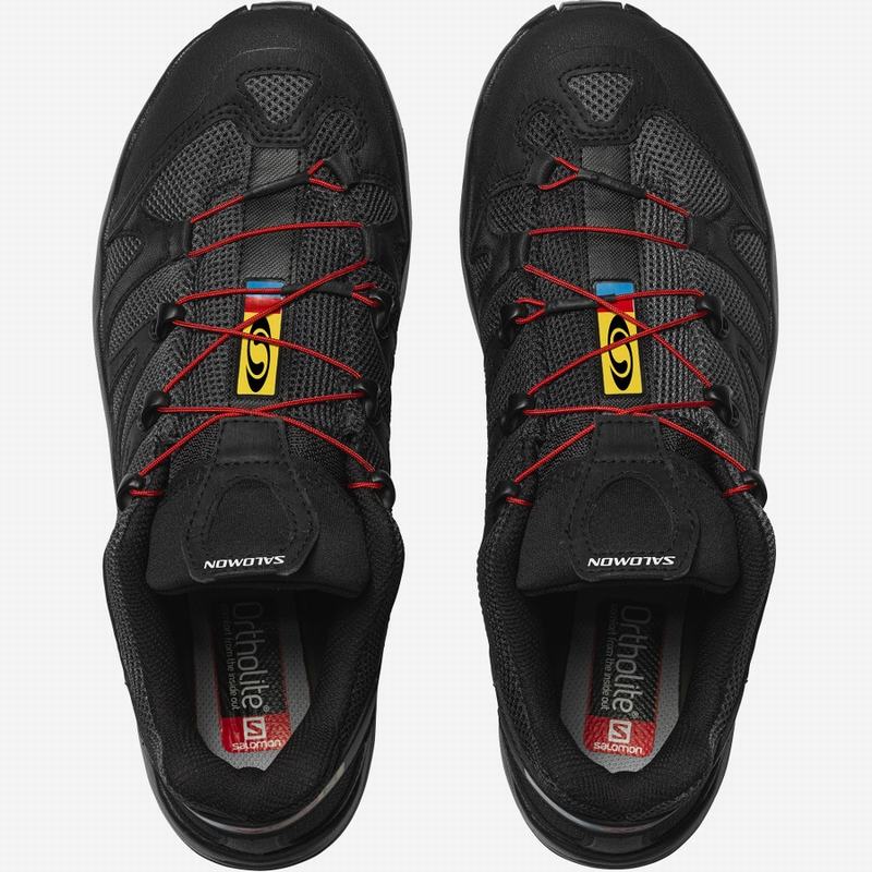 Men's Salomon XA PRO 1 Trail Running Shoes Black / Red | QHACTF-472